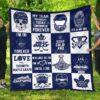Toronto Maple Leafs  Blanket Quilt TN