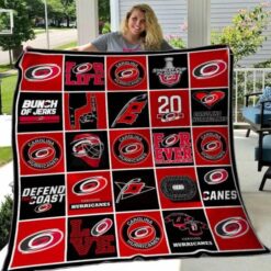 Carolina Hurricanes 2 Quilt Blanket Quilt Rze1