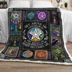 Wicca for Beginners Blanket Quilt TN