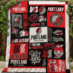 Portland Trail Blazers Blanket Quilt Rze1
