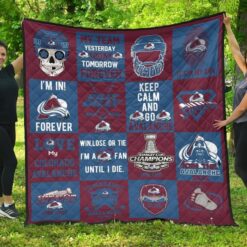 Colorado Avalanche 1 Blanket Quilt TN