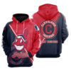 Cleveland Indians 1 Hoodie Zip Hoodie 3D HD21