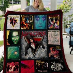 Alice Cooper Lover Blanket Quilt Rze