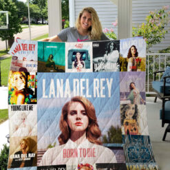 Lana Del Rey 4 Quilt Blanket Rze1