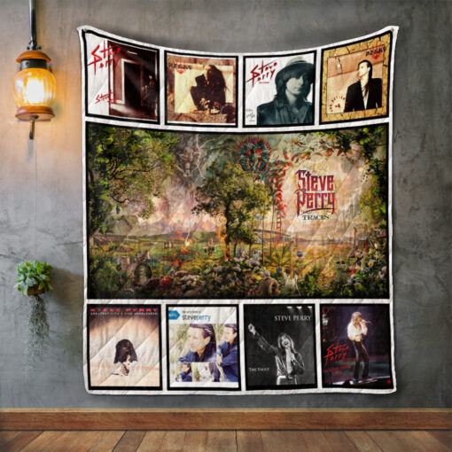 1589977336 steve perry album covers quilt blanket mockup