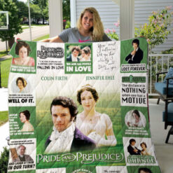 Orgullo y Prejuicio Quilt Blanket Rze1