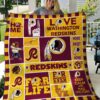 Washington Redskins 1 Blanket Quilt TN
