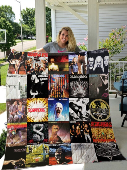 1589983786 scorpions albums quilt blanket for fans ver 25