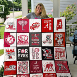 Alabama Crimson Tide a1 Blanket Quilt Rze1