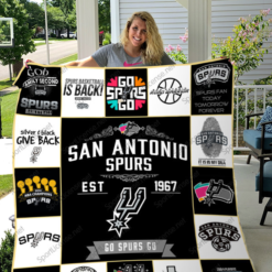 San Antonio Spurs Blanket Quilt TN