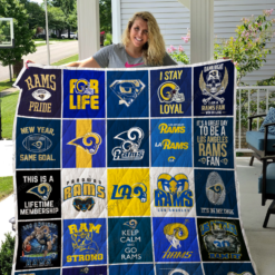 Los Angeles Rams Blanket Quilt TN