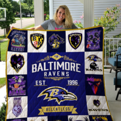 Baltimore Ravens Lover Blanket Quilt TO86
