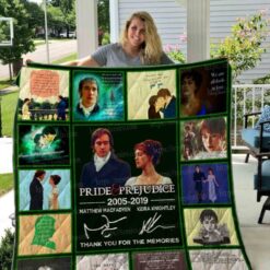 Orgullo y Prejuicio 1 Quilt Blanket Rze1