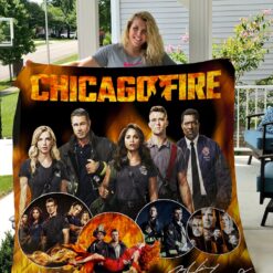 Chicago Fire 1 Blanket Quilt Rze1