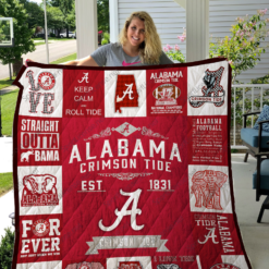 Alabama Crimson Tide Lover Blanket Quilt HD21
