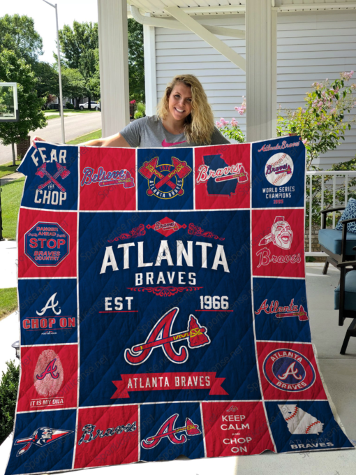 1589991055 mlb atlanta braves quilt blanket