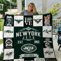New York Jets Blanket Quilt Rze1