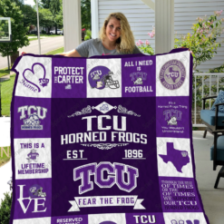 TCU Horned Frogs  Blanket Quilt TN