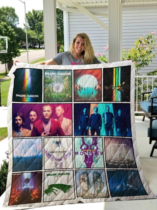 1589992092 imagine dragons albums quilt blanket mockup