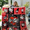 Harley Quinn Blanket Quilt Rze1