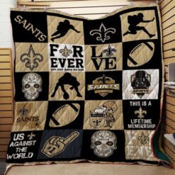 New Orleans Saints Blanket Quilt TN