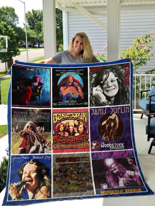 1589996506 janis joplin albums quilt blanket 01 A8B174