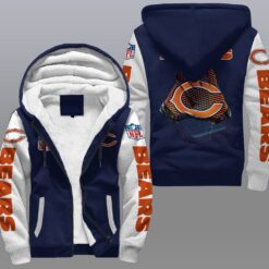Chicago Bears Rze2icago Bears Fleece Jacket Rze2