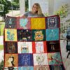 Orgullo y Prejuicio 2 Quilt Blanket Rze1