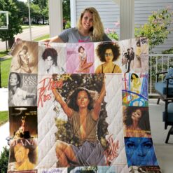 Diana Ross 2 Quilt Blanket Quilt Rze1