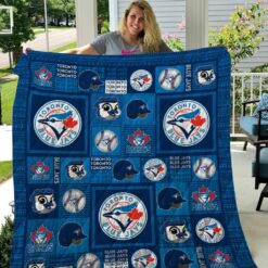 Toronto Blue Jays Blanket Quilt TN