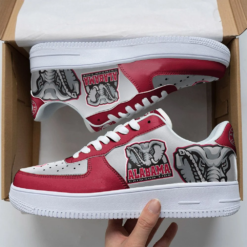 Alabama Crimson Tide Air Force 1 Shoes Rze1