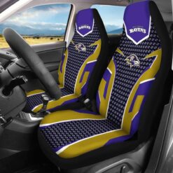 Baltimore Ravens 2 Seat Covers Rze1