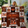 Cincinnati Bengals Quilt Blanket Quilt Rze2