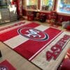 San Francisco 49ers Area Rug Living Room And Bed Room Rug Rze2