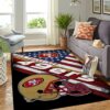 San Francisco 49ers NFL Team Rugs For Living Room Rze