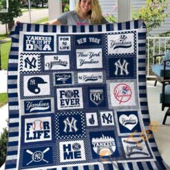 New york yankees n001 Blanket Quilt Rze