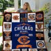 Chicago Bears 1 Blanket Quilt HD21