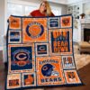 Chicago Bears 4 Blanket Quilt HD21