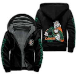 Miami Hurricanes Fleece Jacket Rze1