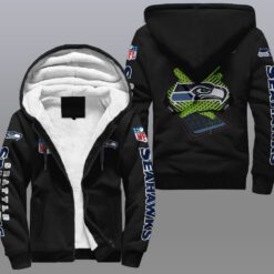 Seattle Seahawks Fleece Jacket Rze1