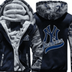 New York Yankees Fleece Jacket Rze1