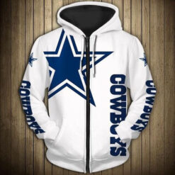 Dallas Cowboys Hoodie Zip Hoodie 3D VH22