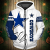 Dallas Cowboys 1 Hoodie Zip Hoodie 3D HD21