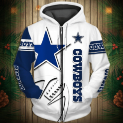 Dallas Cowboys 1 Hoodie Zip Hoodie 3D HD21
