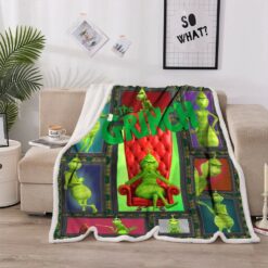 The Grinch 1 Blanket Quilt Rze1