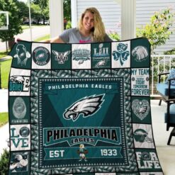 Philadelphia Eagles Blanket Quilt Rze1
