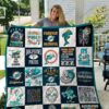 Miami Dolphins Blanket Quilt Rze1