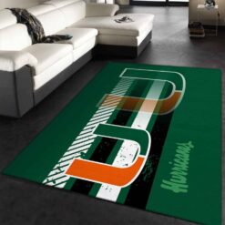 Miami Huricanes Area Rug Rze1
