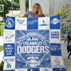 Los Angeles Dodgers Blanket Quilt Rze1