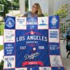 Los Angeles Dodgers 1 Blanket Quilt Rze1